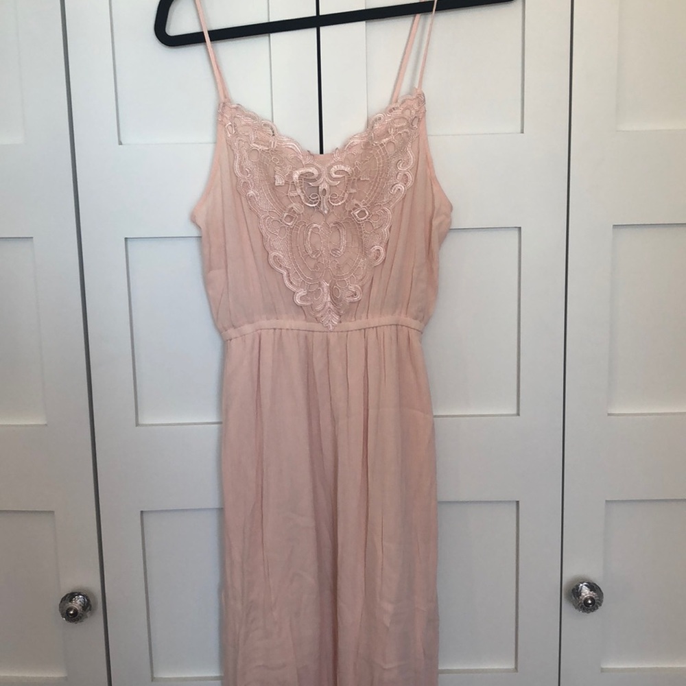 Maxi dress blush pink